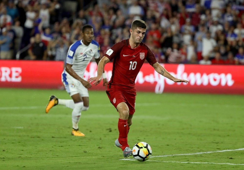 Pulisic was on target for the US in a 1-1 draw with New Zealand. AFP