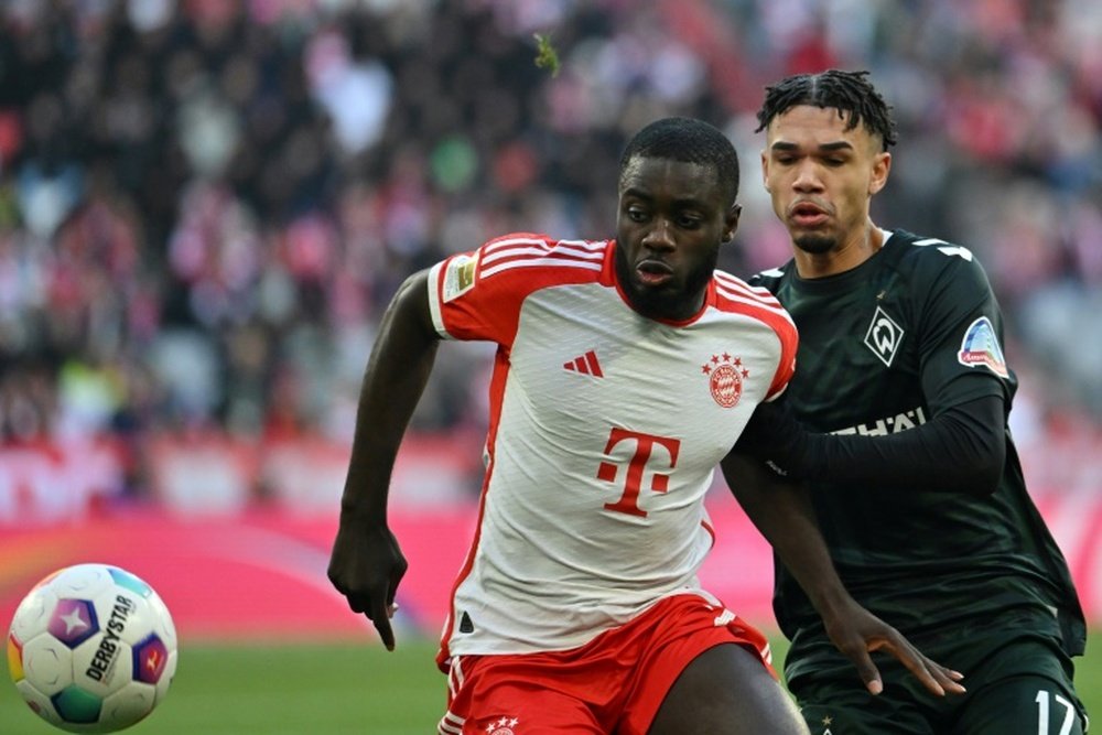 Upamecano will miss weeks not days with a hamstring strain. AFP