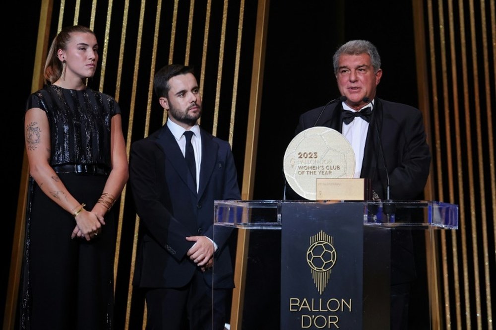 Giraldez took over the first team helm in July 2021. AFP