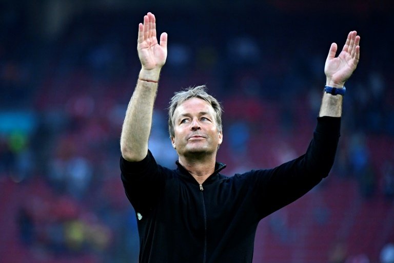 Kasper Hjulmand wants his team to play with freedom versus the Czechs. AFP