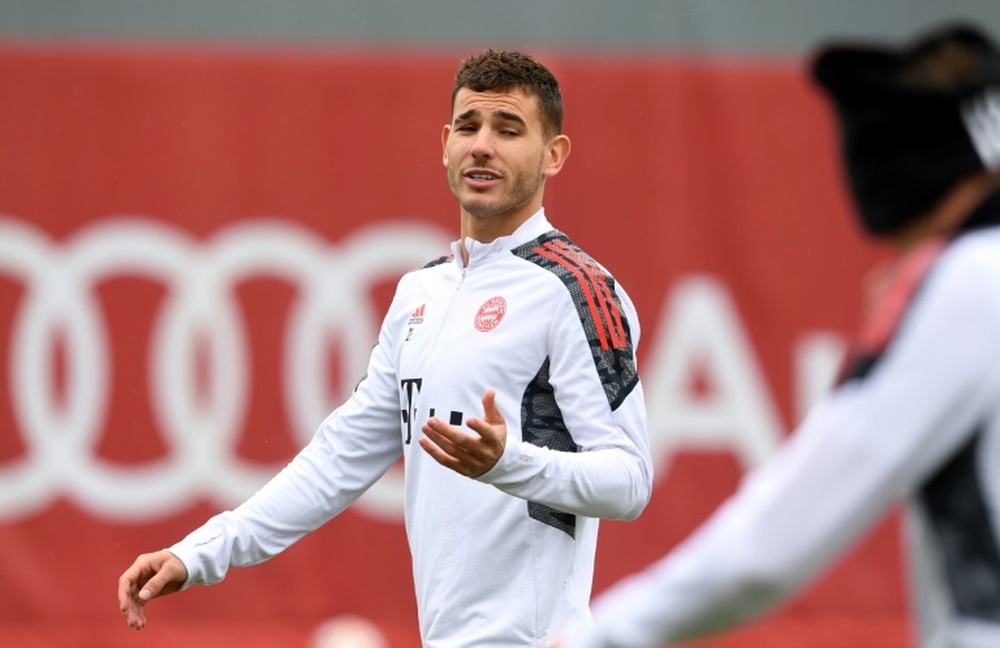 Lucas Hernandez has a six-months prison sentence hanging over him. AFP