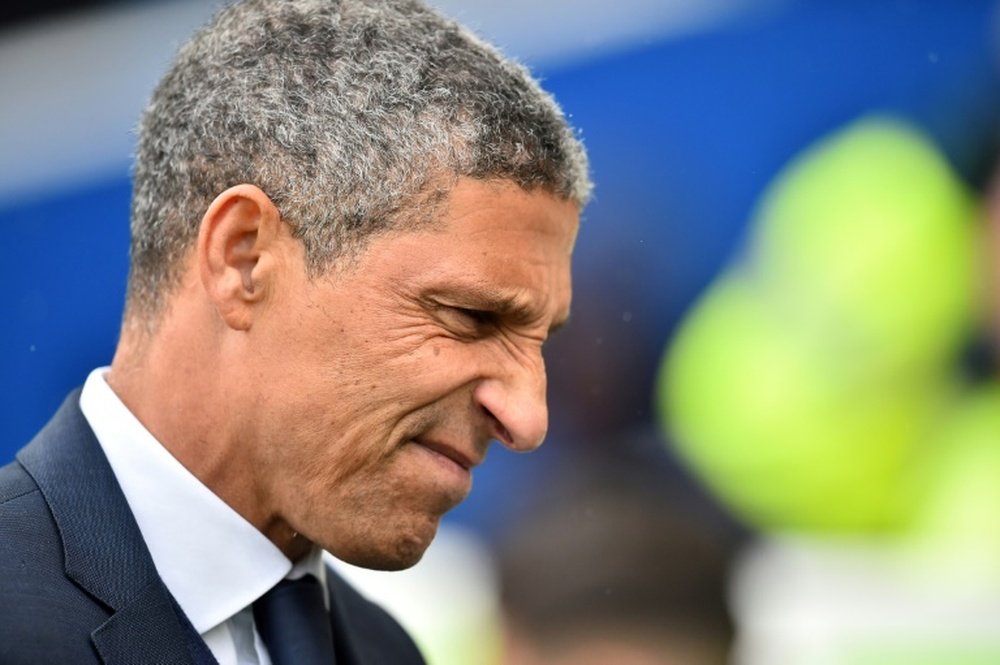Chris Hughton has been dismissed by Brighton after four and a half years in charge. AFP