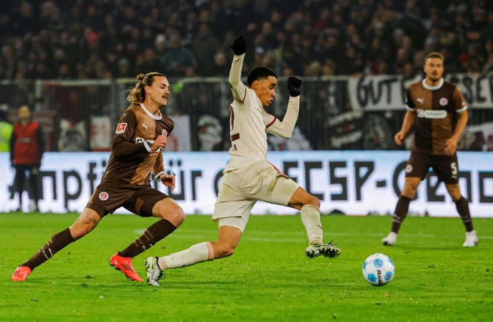 Musiala scored a stunner against St Pauli on Saturday. AFP