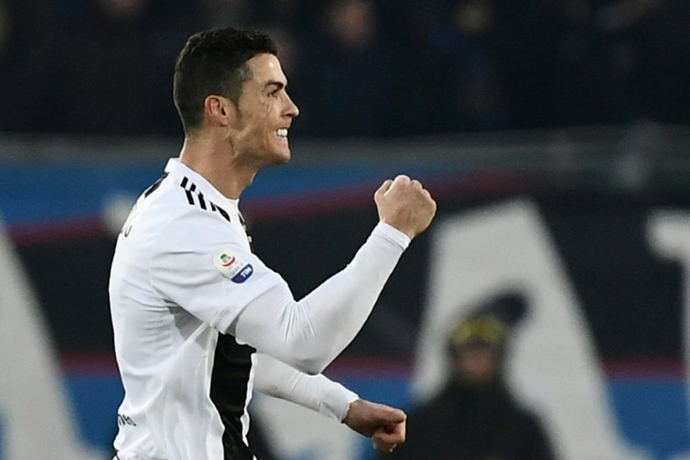 Ronaldo scored. AFP