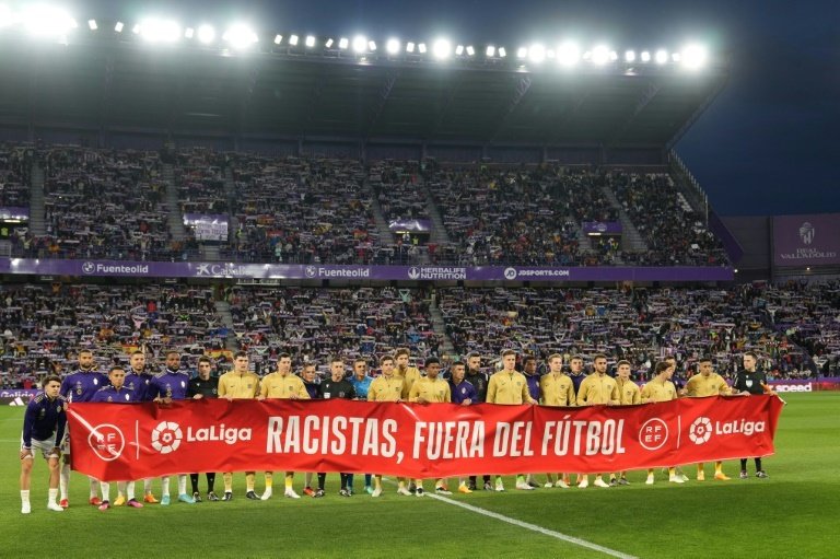 Valladolid earned an important 3-1 victory over Barca. AFP
