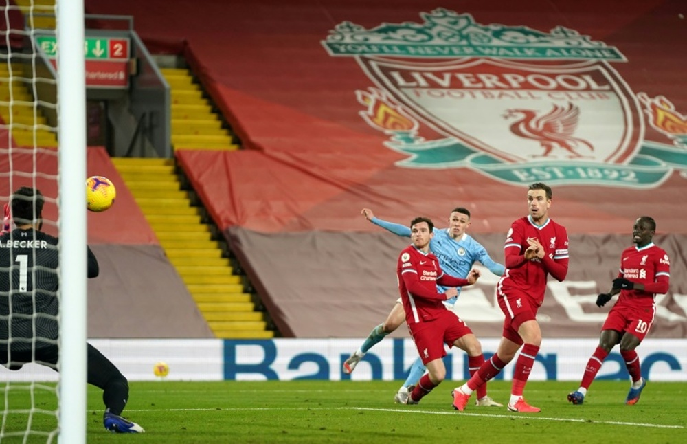 Liverpool faces second-placed City. AFP