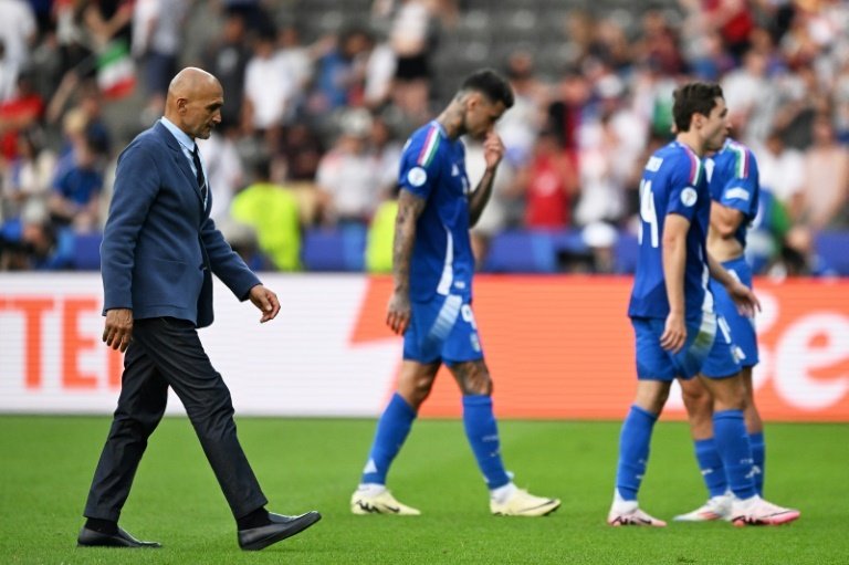 Italys Euros title defence ended with a whimper on Saturday. AFP