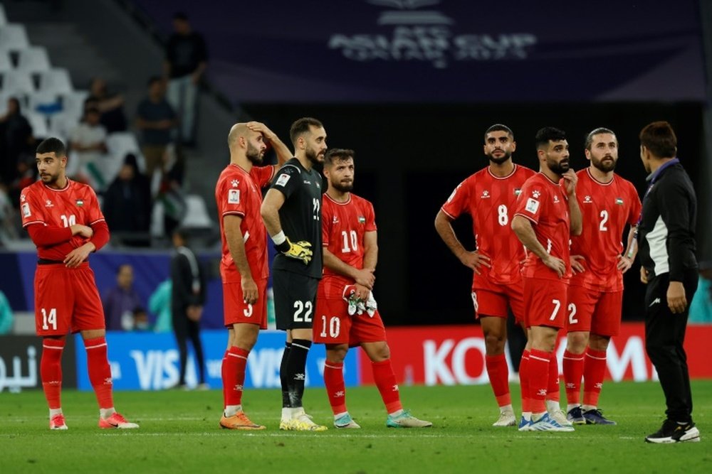 Palestine were crushed 4-1 against Iran in theri Asian Cup opener. AFP