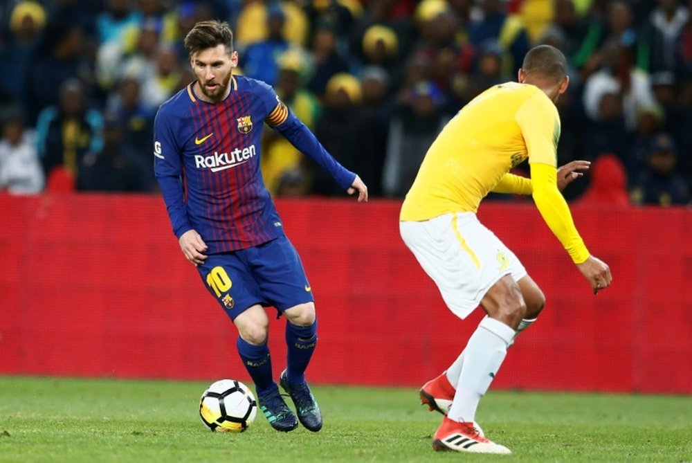 Messi is expected to be rested for Barca's final game of the season. AFP