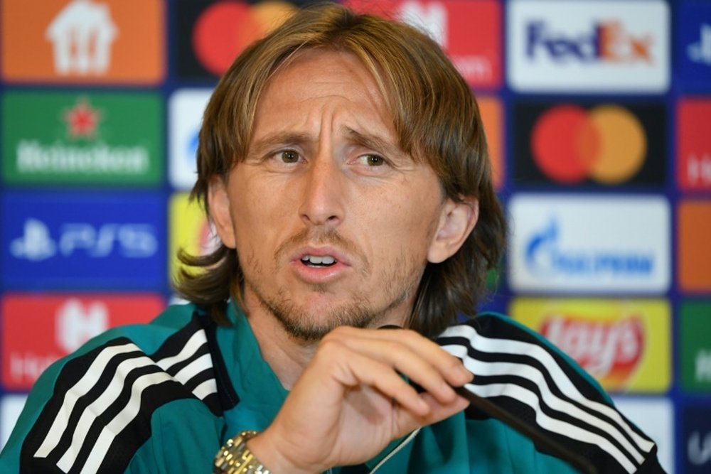 Luka Modric told a press conference ahead of Real Madrids Champions League game. AFP