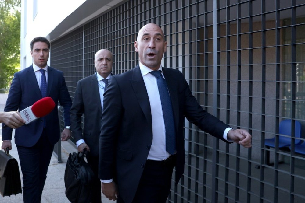Rubiales will stand trial over his unsolicited kiss of Women's World Cup winner Jenni Hermoso. AFP