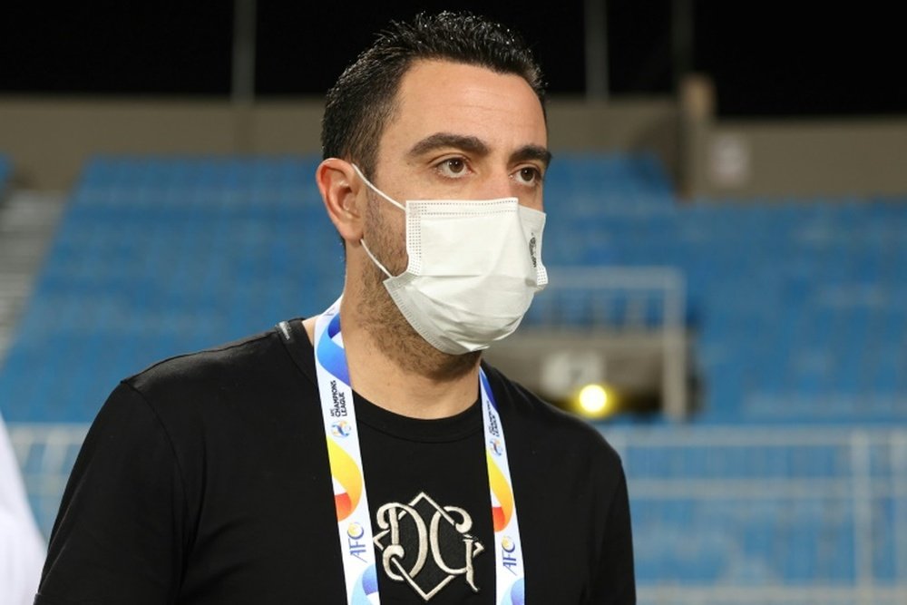 Xavi will remain coach of the Qatari club until 2023. AFP