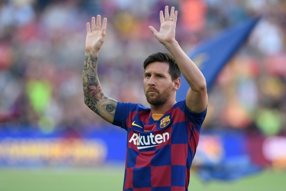 Lionel Messi's departure could give Barcelona money to rebuild. AFP