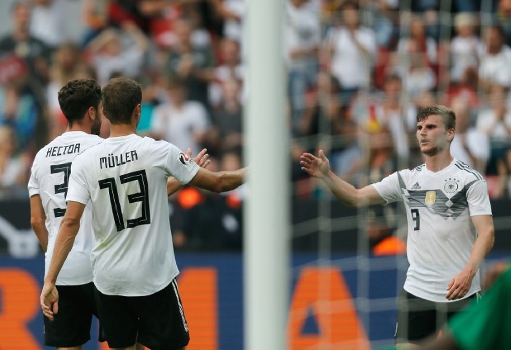 Werner bagged the opener. AFP