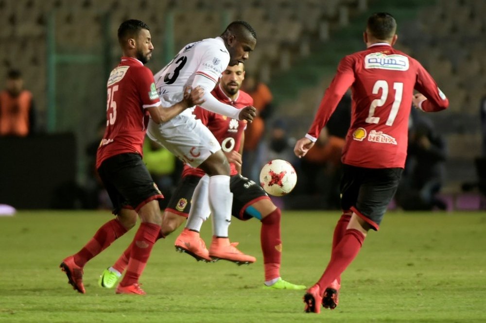 Kasongo scored twice for Zamalek. AFP