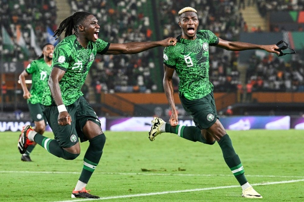 Victor Osimhen's Nigeria have been in formidable form at this Cup of Nations. AFP