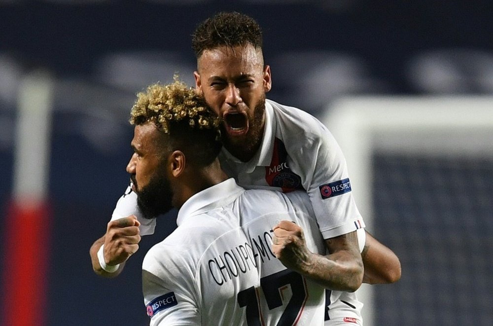 Eric Choupo-Moting scored the winner for PSG as they beat Atalanta 2-1. AFP