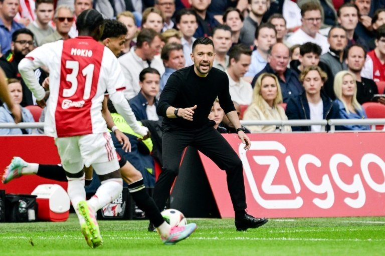 Francesco Farioli resigned as coach of Dutch giants Ajax on Monday, a day after the crushing disappointment of finishing runners-up in the title race.