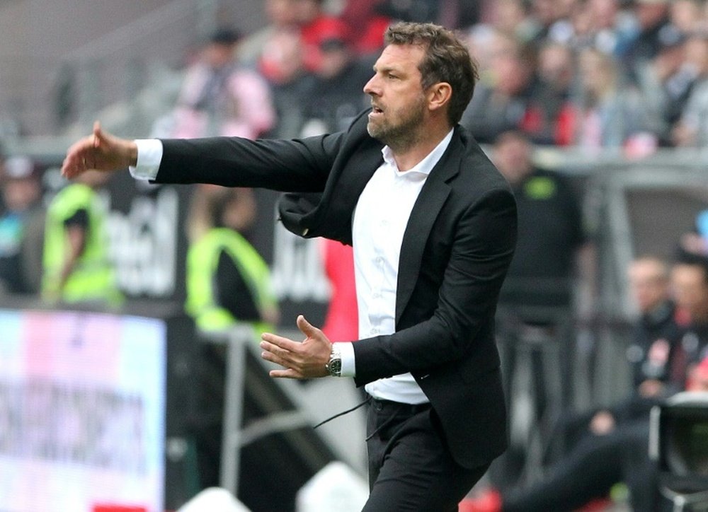 Markus Weinzierl has been sacked after a 6-0 loss to Augsburg. AFP