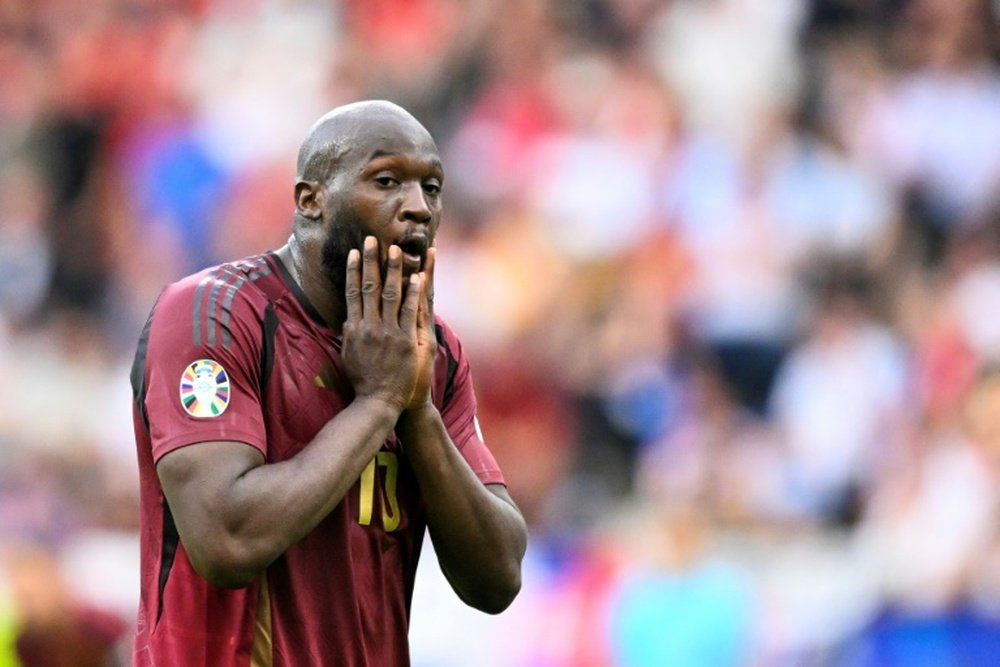 Romelu Lukaku had two goals disallowed by VAR against Slovakia. AFP