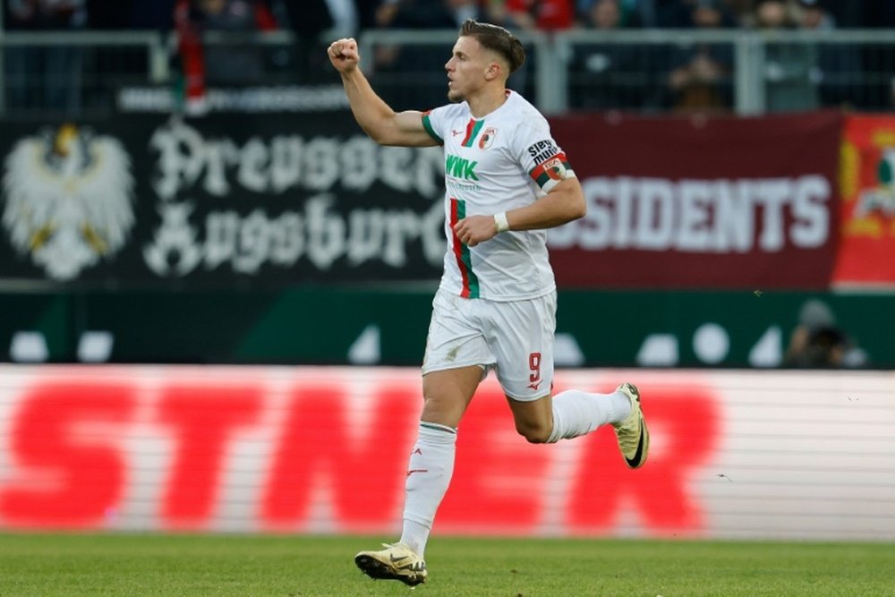 Ermedin Demirovic netted for Augsburg against Bayern Munich in January. AFP