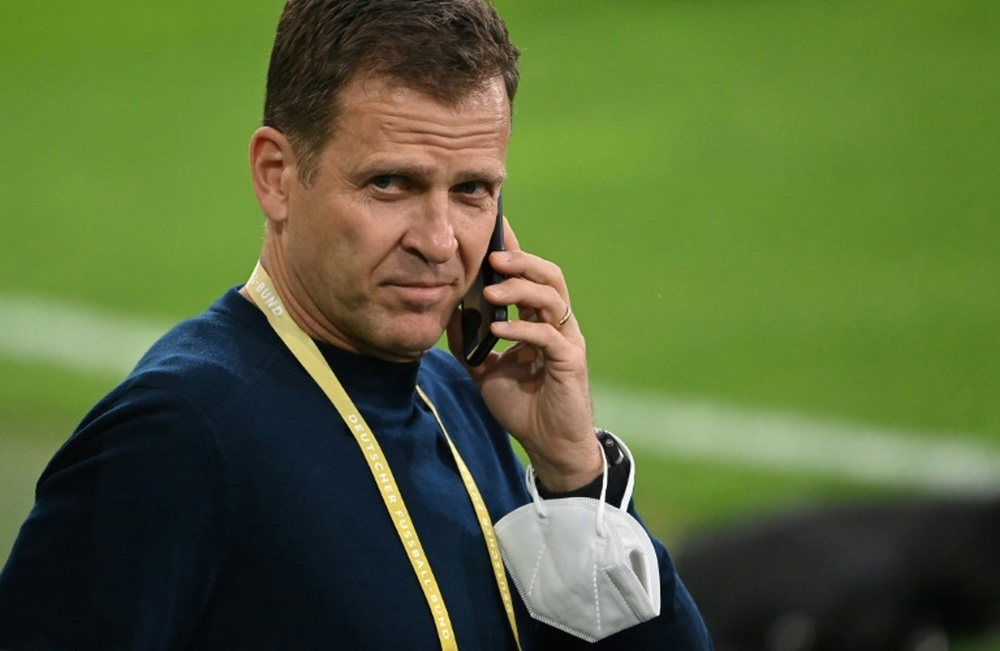 Oliver Bierhoff is against a World Cup every two years. AFP