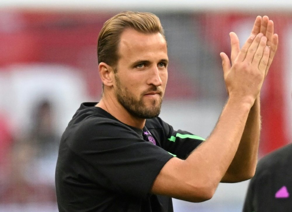 Kane will wear the number nine shirt for Bayern Munich. AFP