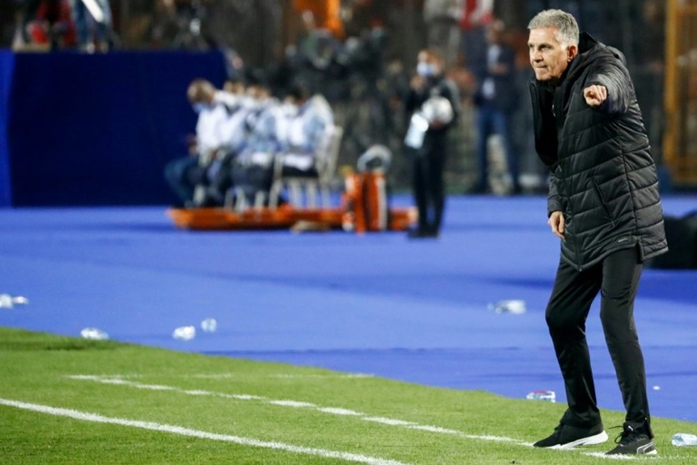 Egypt coach Carlos Queiroz says his team will defend with 16 players. AFP
