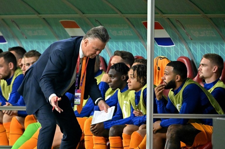 Louis van Gaal is never afraid of giving his opinion. AFP