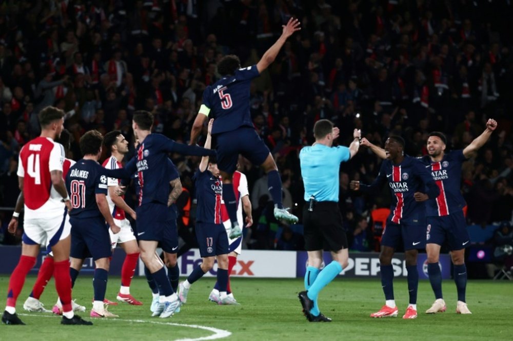 Wednesday's win sparked wild celebrations around the French capital. AFP