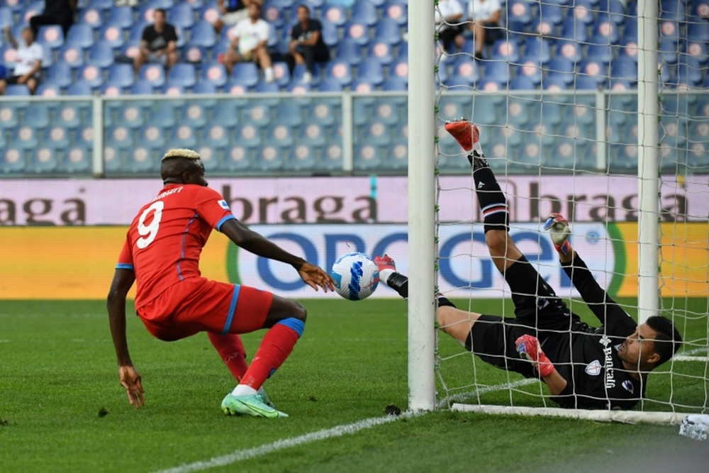 Napoli at the top of the table. AFP