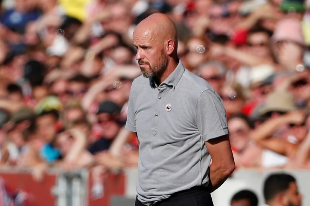 Blame me says Ten Hag after Brentford battering leaves Man Utd bottom. AFP