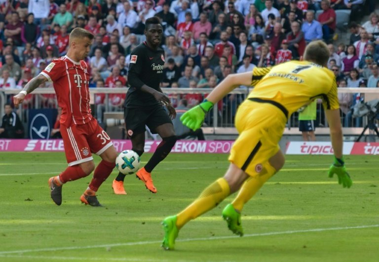 Dorsch scored his first senior goal for Bayern. AFP