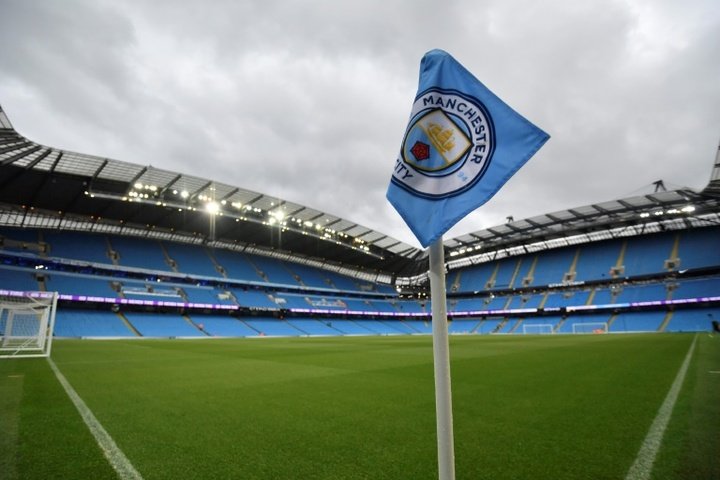 Man City are waiting for a verdict after allegedly breaching Premier League financial rules. AFP