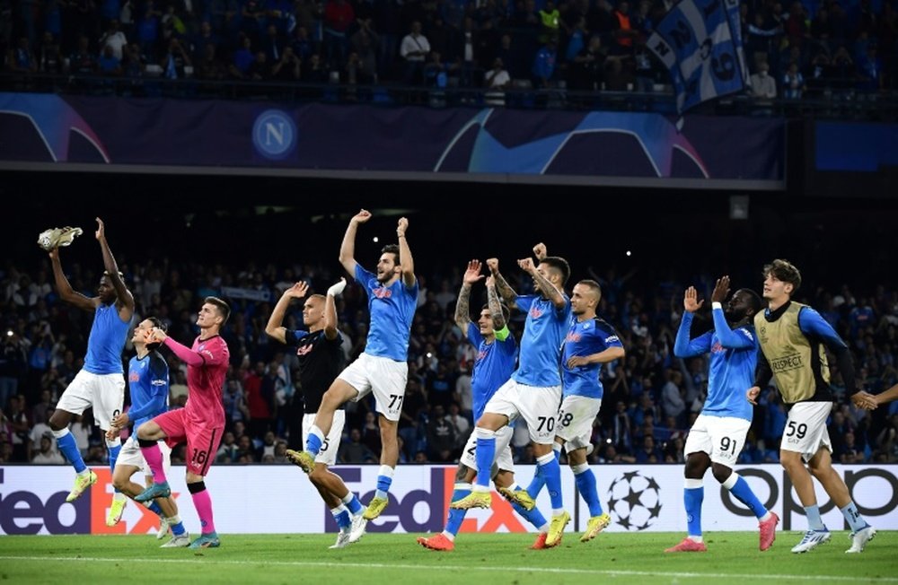 Napoli finding Europe too easy. AFP