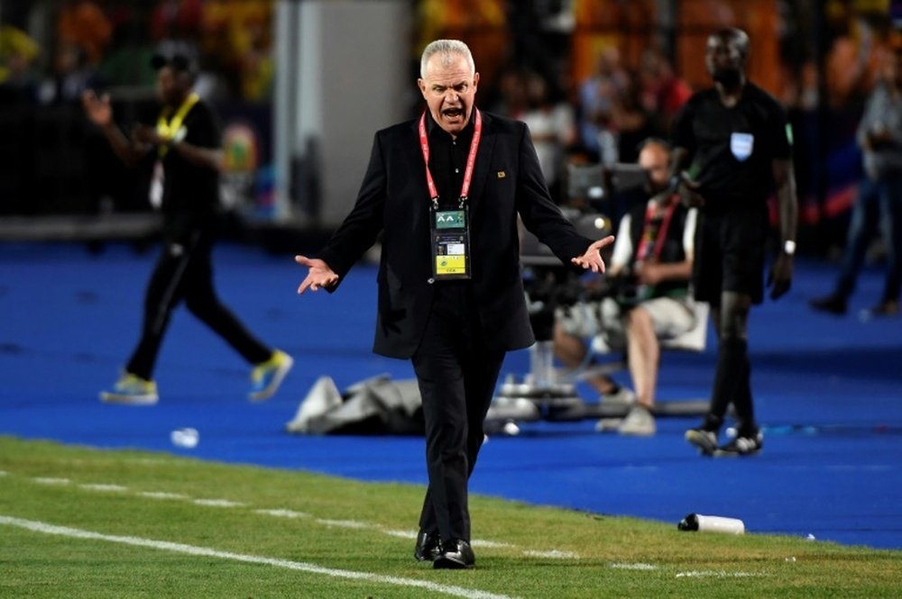 Aguirre wants his Egypt side to play better than they did in their opener. AFP