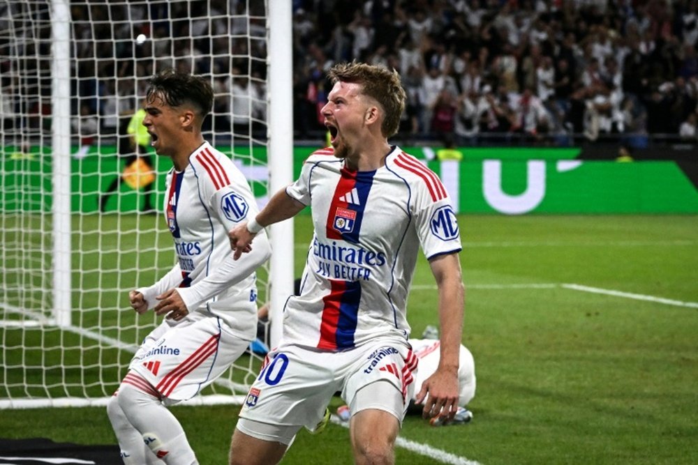 Lyon went level top in France with a late 1-0 home win over Marseille. AFP