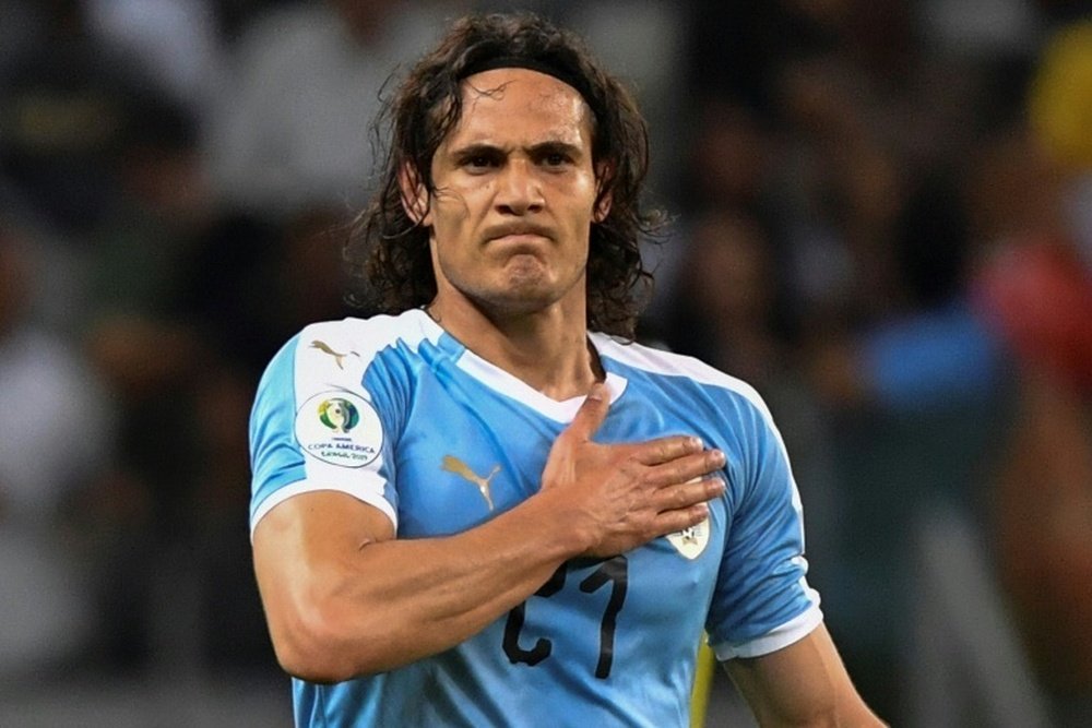 Cavani is Uruguay's second all-time leading scorer with 58 goals. AFP