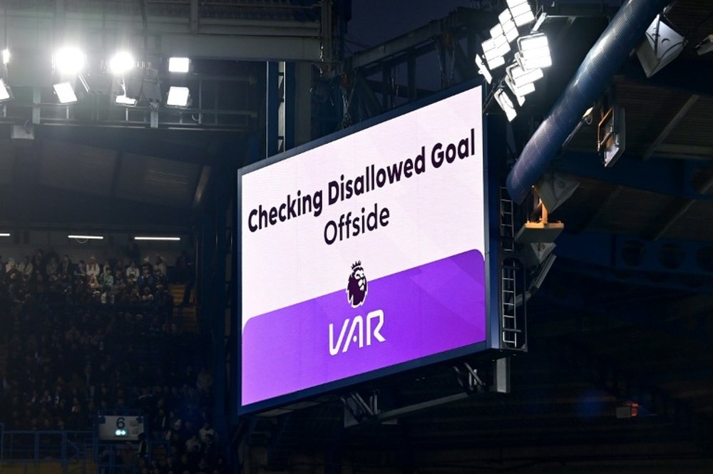In-stadium VAR announcements are being made in the League Cup semi-finals. AFP