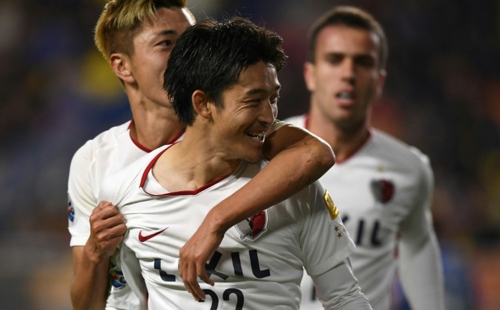 Kashima edged out their opponents to reach the final of the Asia Cup. AFP