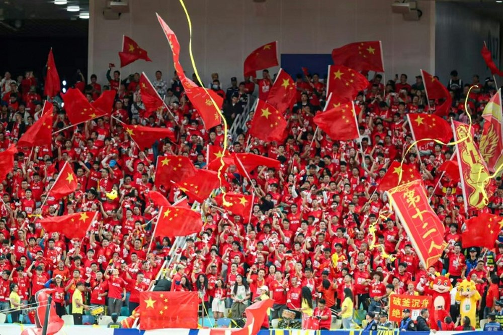 China are bottom of their group on six points. AFP