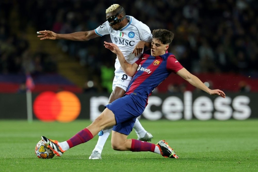 Cubarsi will become the youngest central defender to play for Spain. AFP