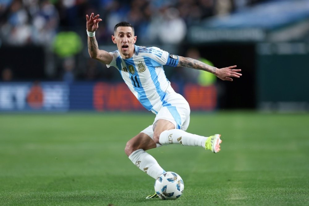 Angel Di Maria extended his deal with Portuguese club Benfica. AFP