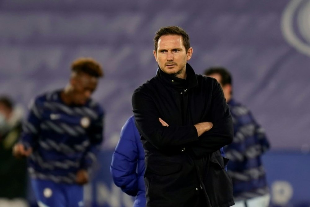 Frank Lampards position as Chelsea manager is under serious threat. AFP