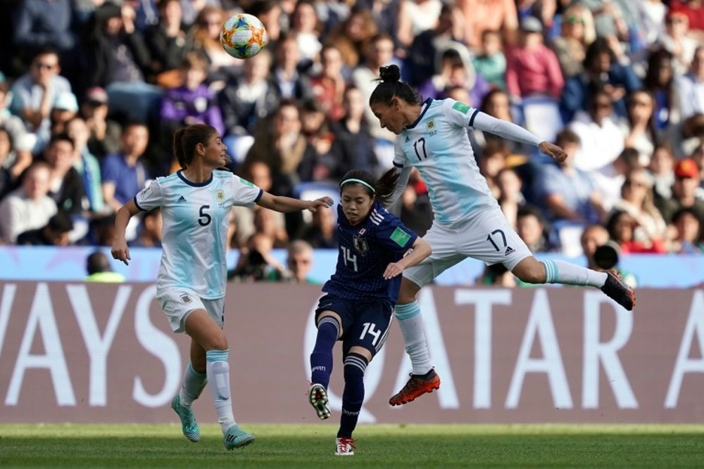 Japan midfielder Yui Hasegawa came closest to breaking the deadlock in the 0-0 draw. AFP