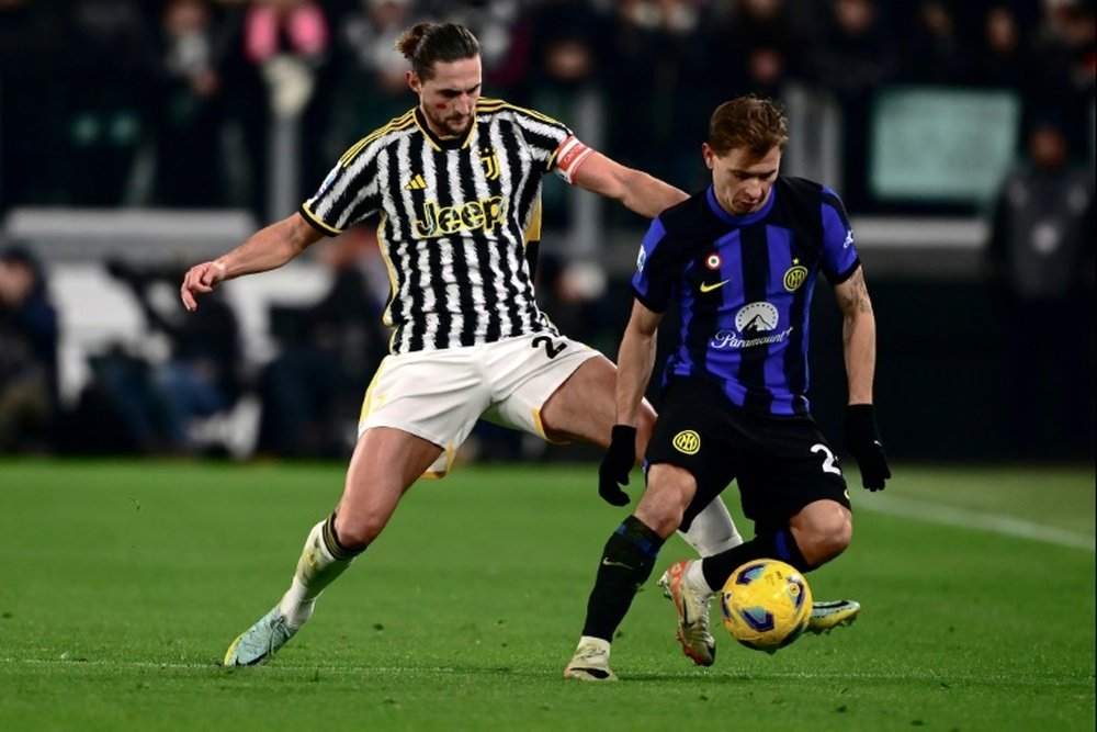 Inter Milan and Juventus are battling it out for the Serie A title. AFP