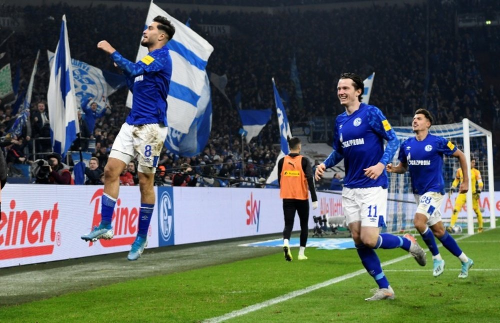Schalke won 2-0. AFP