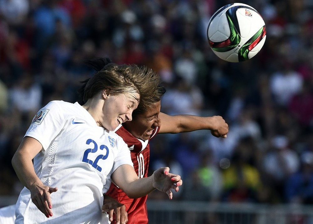 Kirby wants World Cup legacy for future generations of English girls. AFP