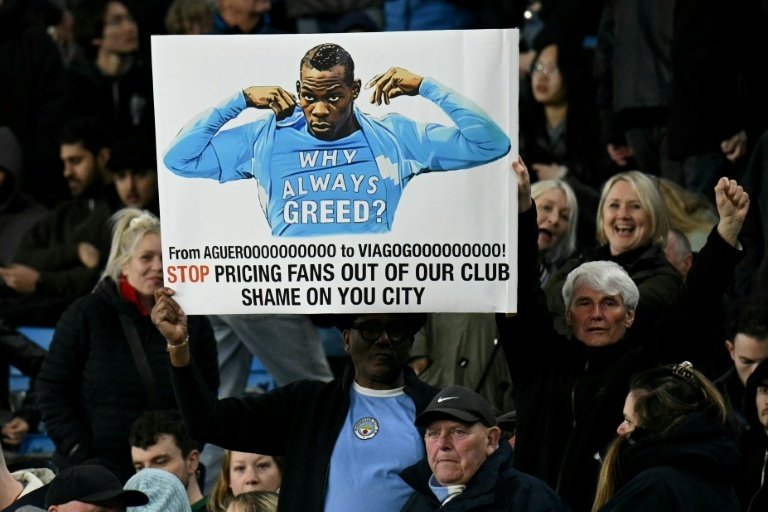 Fan protests over rising ticket prices have become commonplace in the PL. AFP