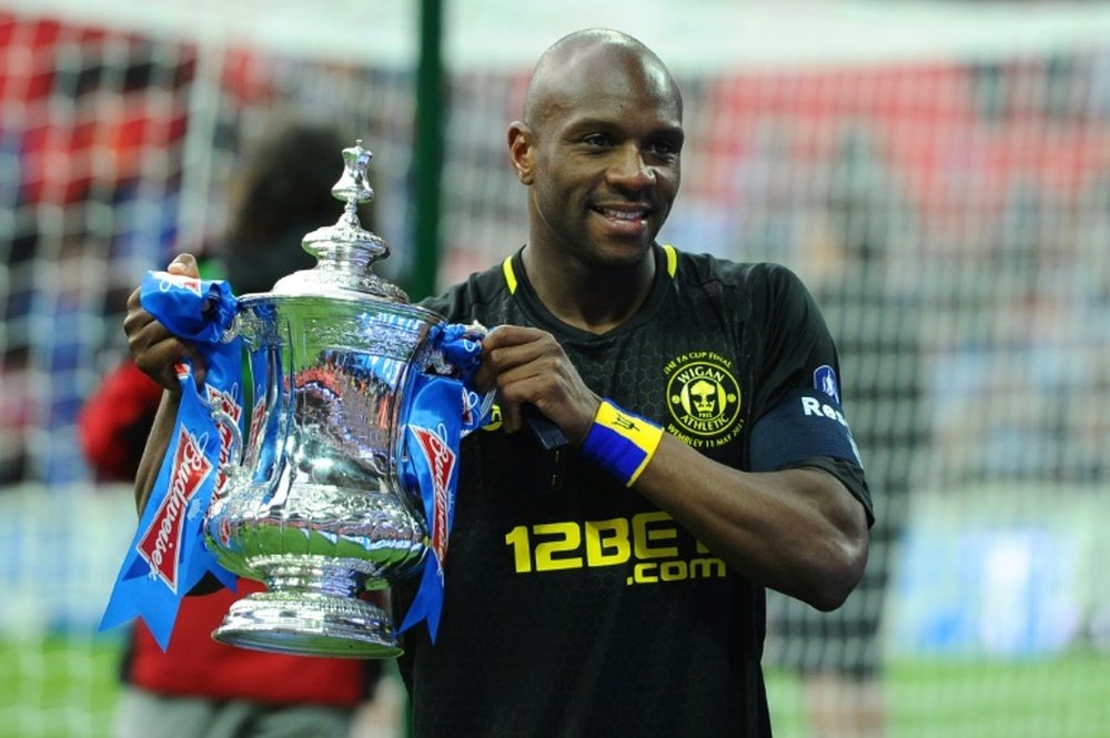 Wigan won the FA Cup in 2013.AFP